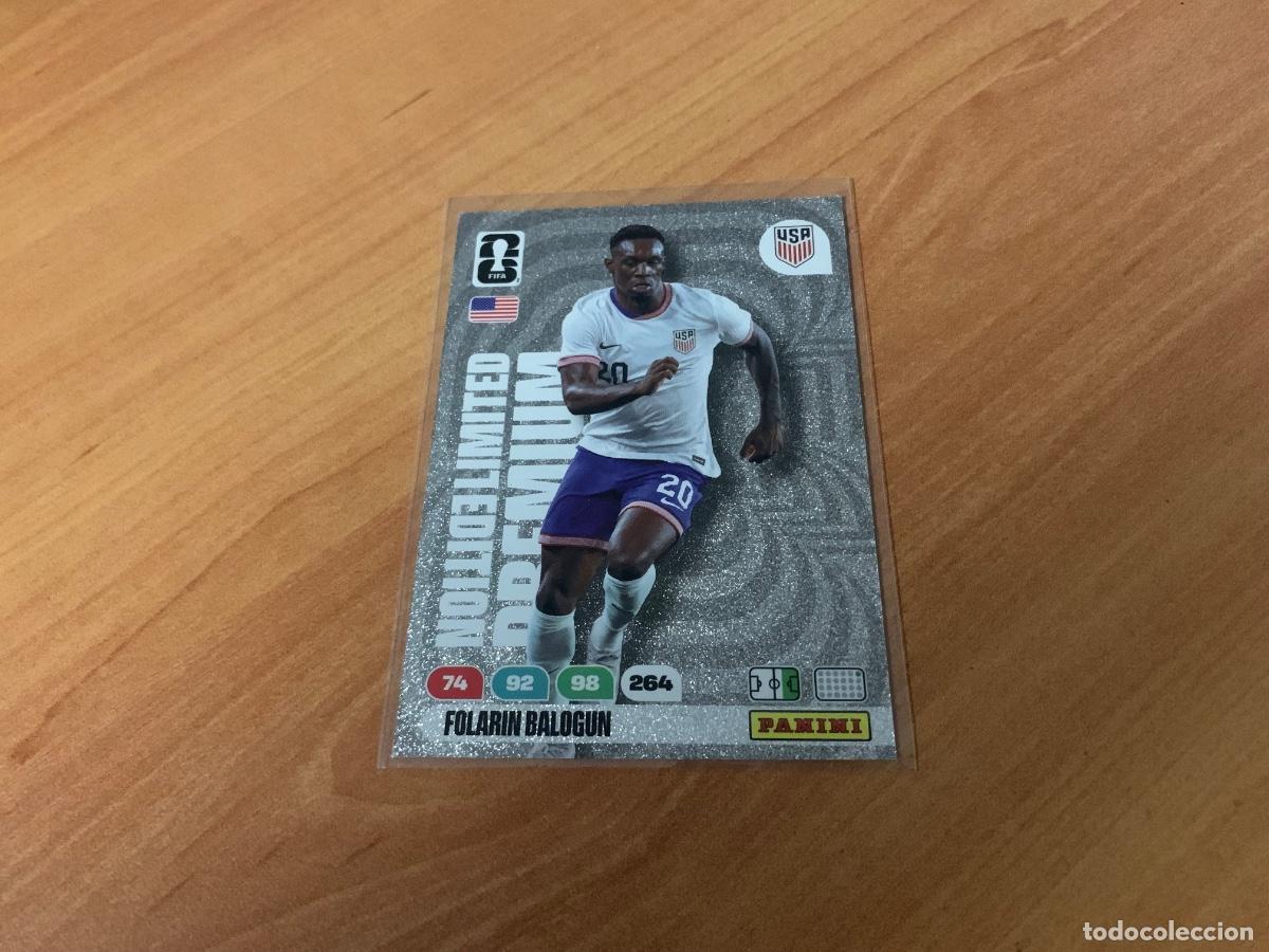 Fu&szlig;ball-Sticker: BALOGUN EDICI&Oacute;N LIMITADA PREMIUM ADRENALYN XL MUNDIAL 2026
