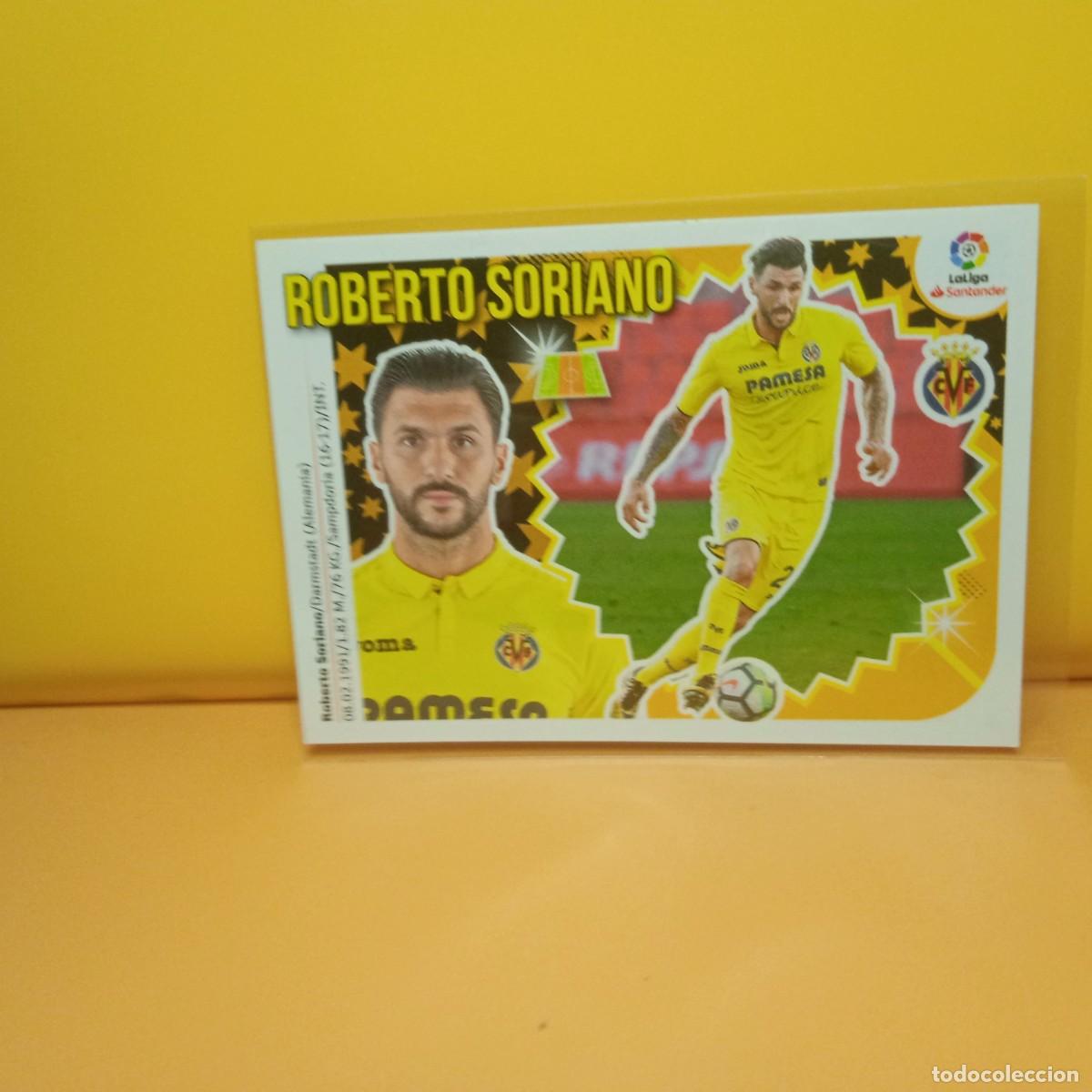 Fu&szlig;ball-Sticker: EDICIONES ESTE 2018 2019 18 19 VILLARREAL C.F ROBERTO SORIANO 10B 10 B