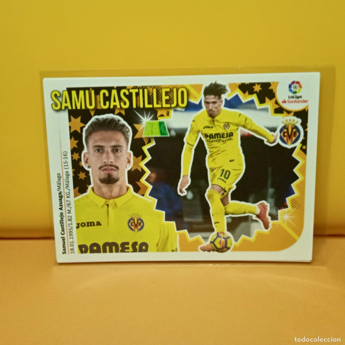 Cromos de f&uacute;tbol: EDICIONES ESTE 2018 2019 18 19 VILLARREAL C.F SAMU CASTILLEJO 15A 15 A