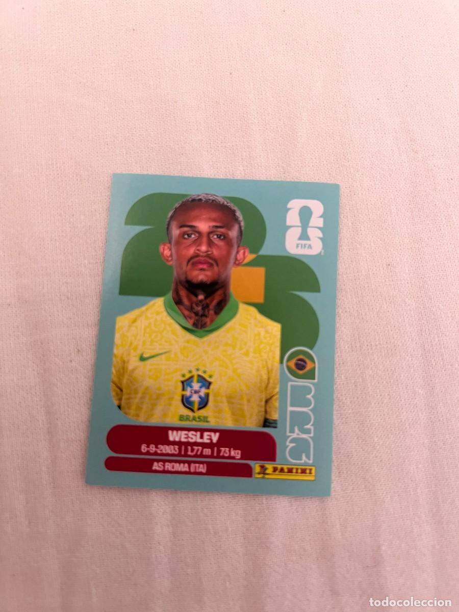 Cromos de f&uacute;tbol: 8 WESLEY BRASIL MUNDIAL 26 2026 FIFA WORLD CUP PANINI
