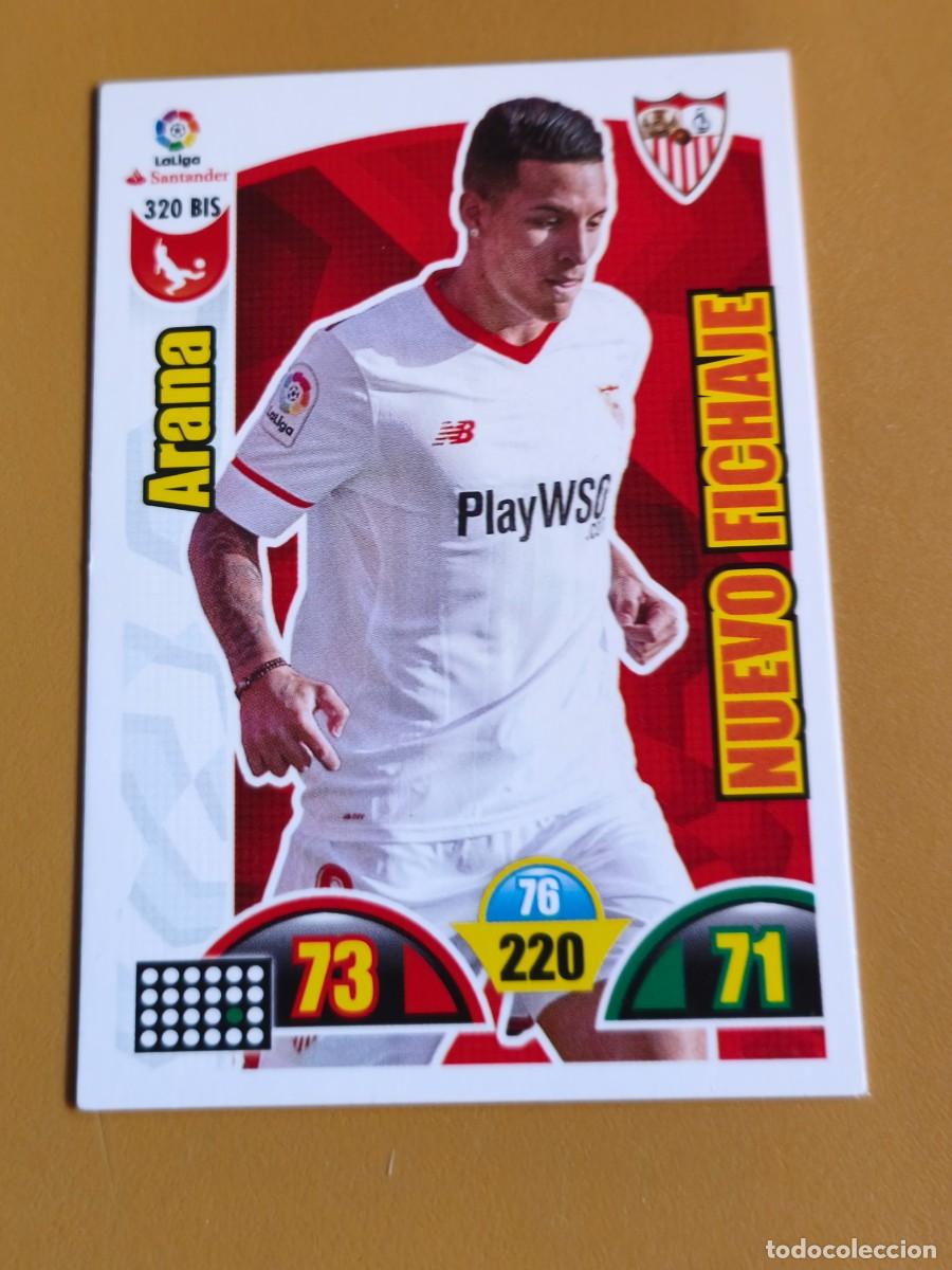 Cromos de f&uacute;tbol: arana, 2017 18 nuevo fichaje