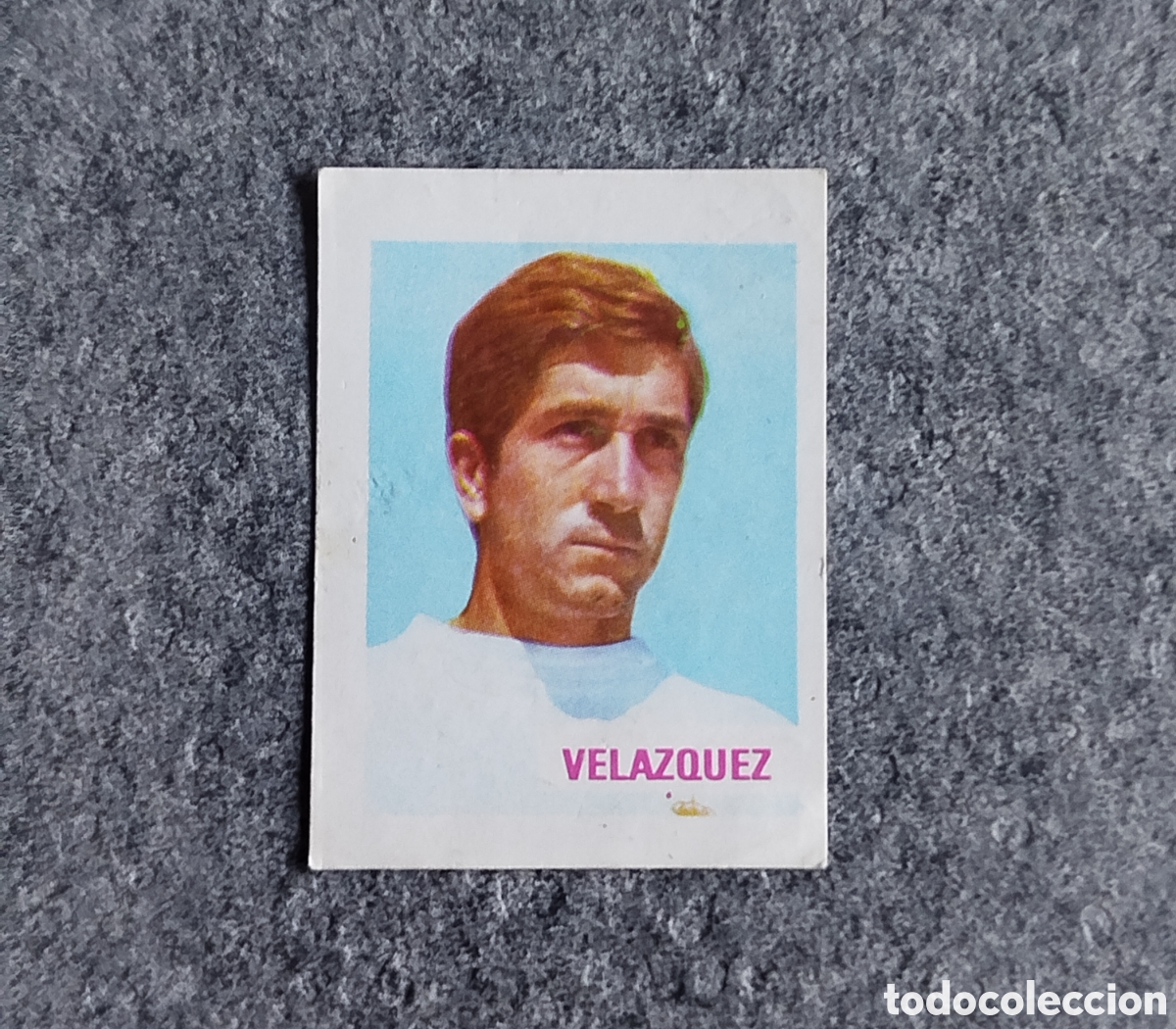 Cromos de f&uacute;tbol: 1972 FUTBOLISTAS EQUIPOS MADRILE&Ntilde;OS VEL&Aacute;ZQUEZ REAL MADRID CROMO FUTBOL