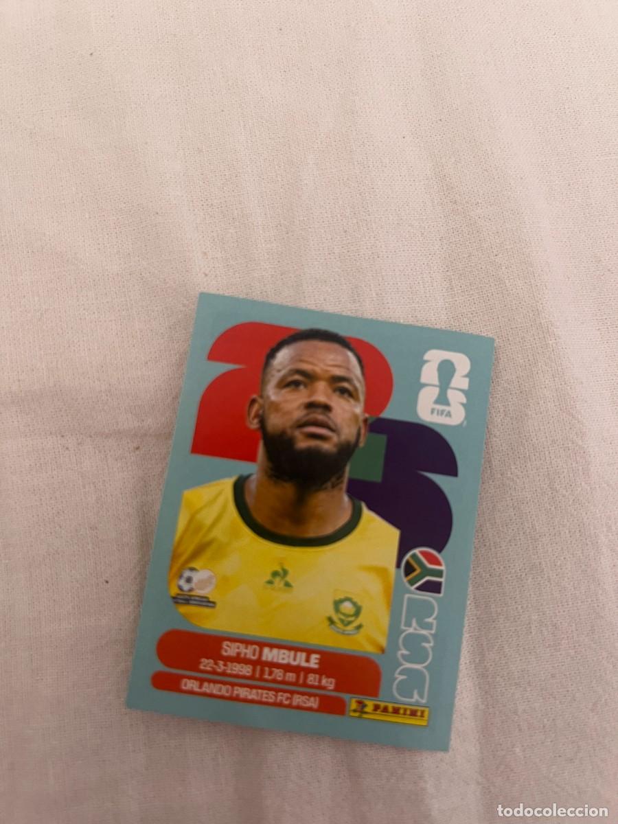 Cromos de f&uacute;tbol: 16 SIPHO MBULE SUDAFRICA MUNDIAL 26 2026 FIFA WORLD CUP PANINI