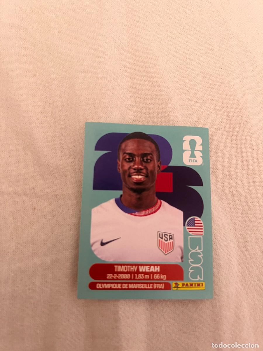Cartes &agrave; collectionner de Football: 12 TIMOTHY WEAH USA MUNDIAL 26 2026 FIFA WORLD CUP PANINI