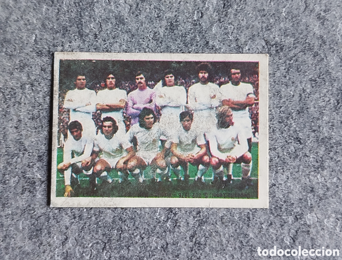 Cromos de Futebol: VISEDO 1976 PLANTILLA REAL MADRID CROMO FUTBOL HORTALEZA SALAMANCA NUNCA PEGADO SIN PEGAR