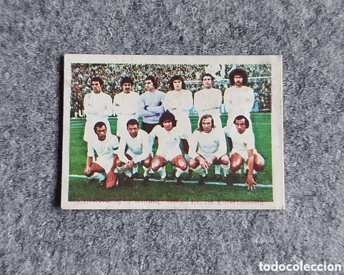Cromos de Futebol: VISEDO 1976 PLANTILLA REAL MADRID CROMO FUTBOL HORTALEZA SALAMANCA NUNCA PEGADO SIN PEGAR