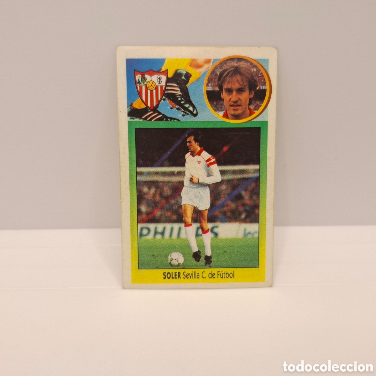 Cartes &agrave; collectionner de Football: Sevilla - Soler - Coloca - Ediciones Este Liga 1993-1994, 93-94 Sin pegar
