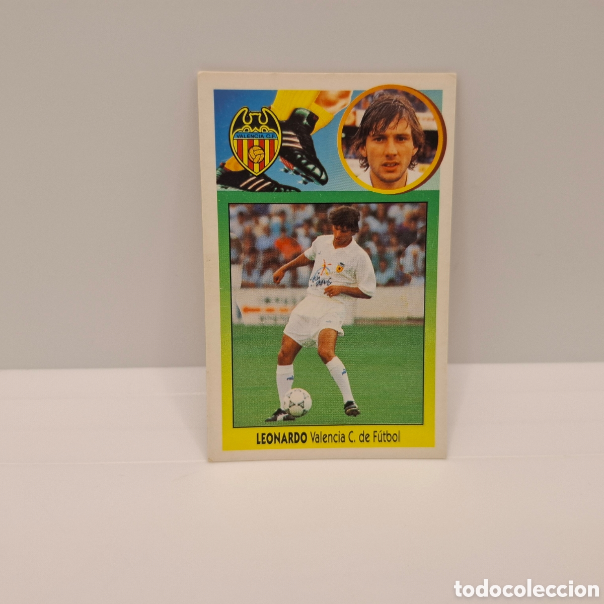 Cromos de f&uacute;tbol: Valencia - Leonardo - Ediciones Este Liga 1993-1994, 93-94 Sin pegar - Carton
