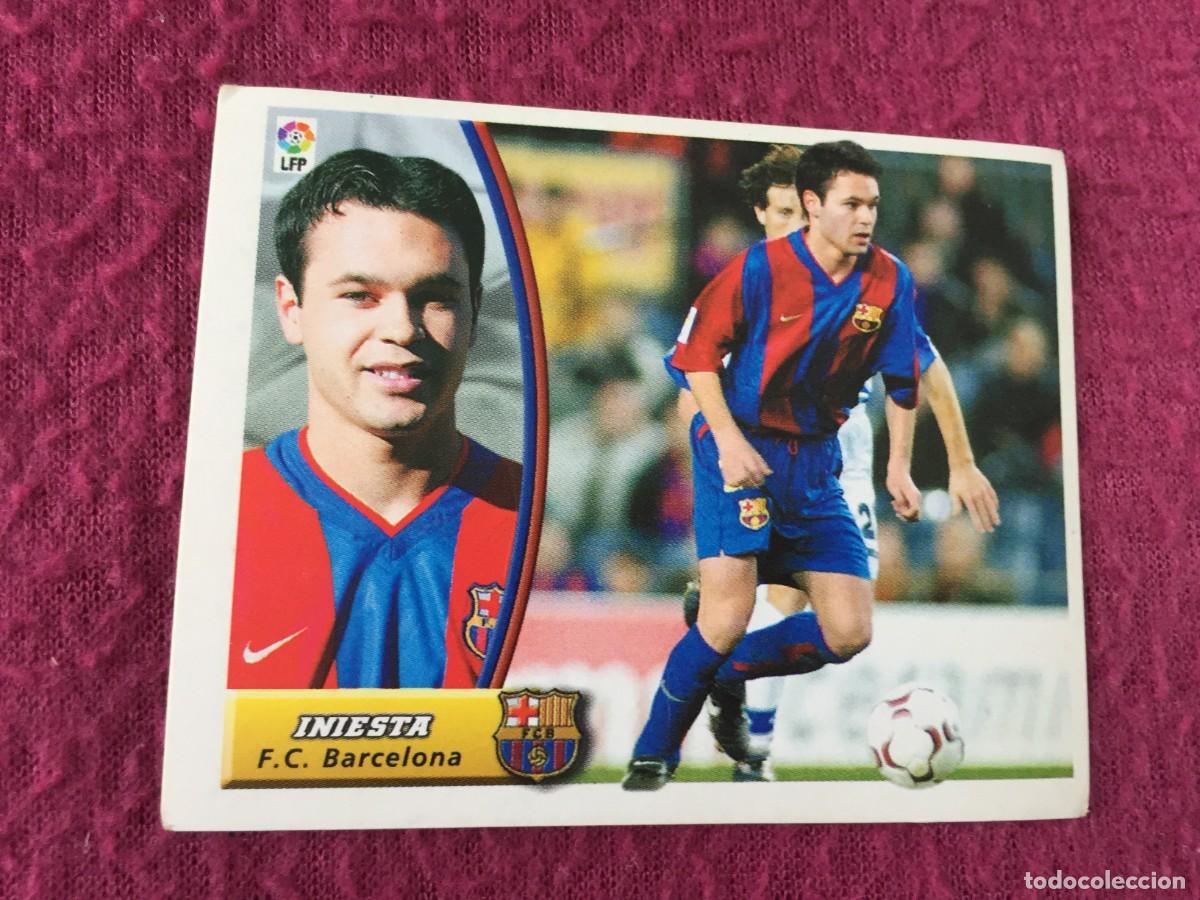 Cromos de f&uacute;tbol: INIESTA LIGA ESTE 2003 2004 03 04. NUNCA PEGADO