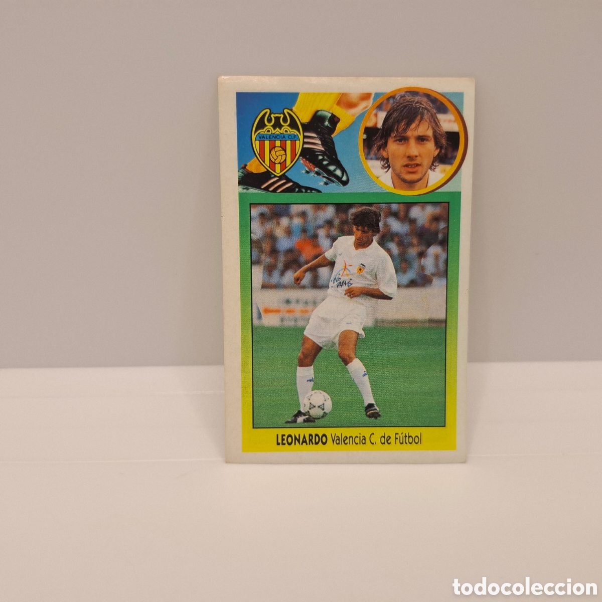 Cromos de f&uacute;tbol: Valencia - Leonardo - Ediciones Este Liga 1993-1994, 93-94 Sin pegar - Adhesivo