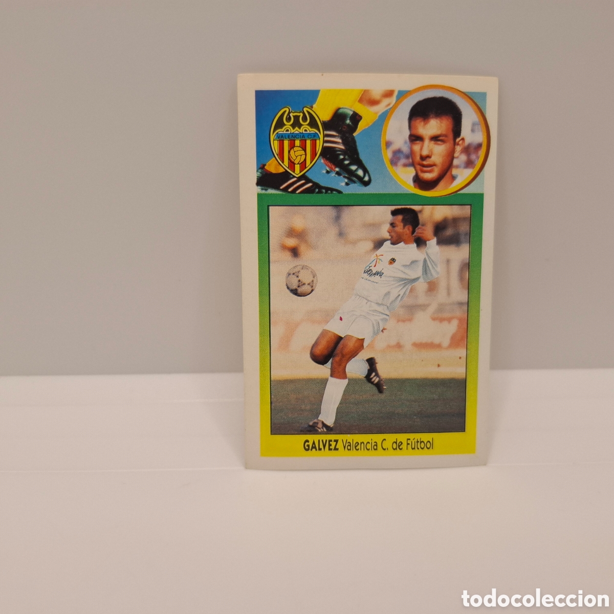 Cromos de f&uacute;tbol: Valencia - Galvez - Coloca - Ediciones Este Liga 1993-1994, 93-94 Sin pegar - Adhesivo