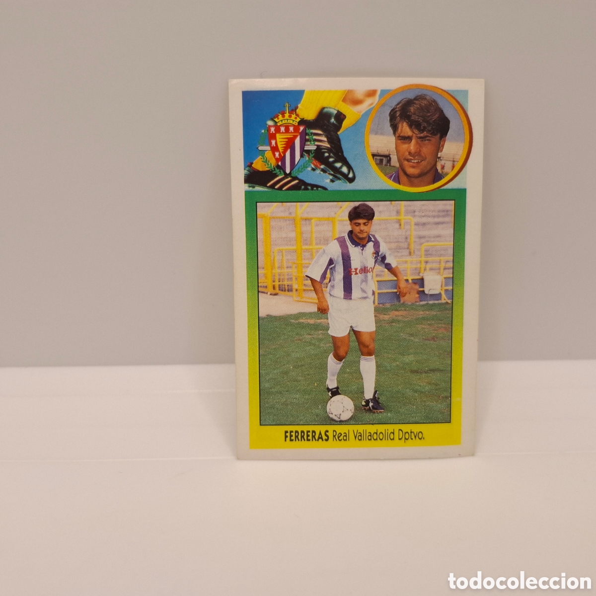 Cromos de Futebol: Real Valladolod - Ferreras - Coloca - Ediciones Este Liga 1993-1994, 93-94 Sin pegar - Adhesivo