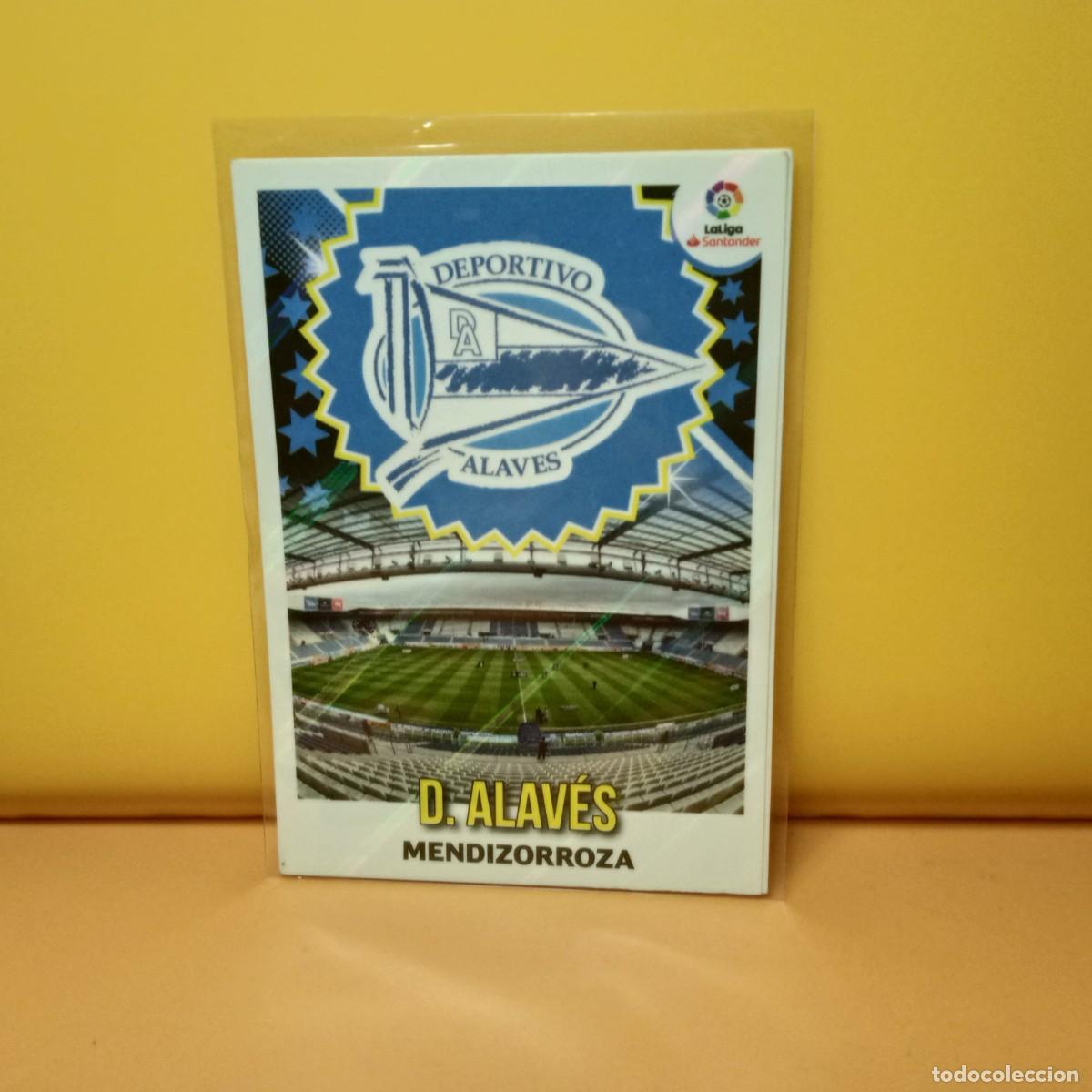 Cromos de f&uacute;tbol: EDICIONES ESTE 2018 2019 18 19 ESCUDO DEPORTIVO ALAV&Eacute;S 1