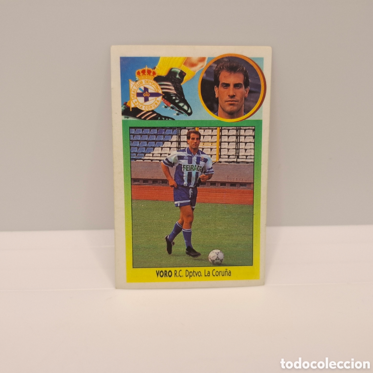 Fu&szlig;ball-Sticker: Fichaje N&ordm; 2 - Voro - Ediciones Este Liga 1993-1994, 93-94 Sin pegar - Adhesivo