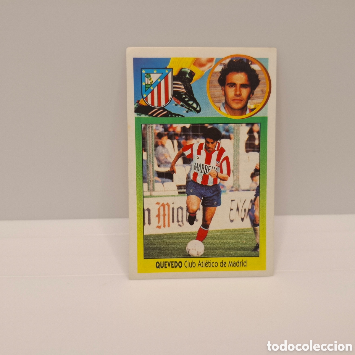 Fu&szlig;ball-Sticker: Fichaje N&ordm;3 - Quevedo - Ediciones Este Liga 1993-1994, 93-94 Sin pegar - Adhesivo
