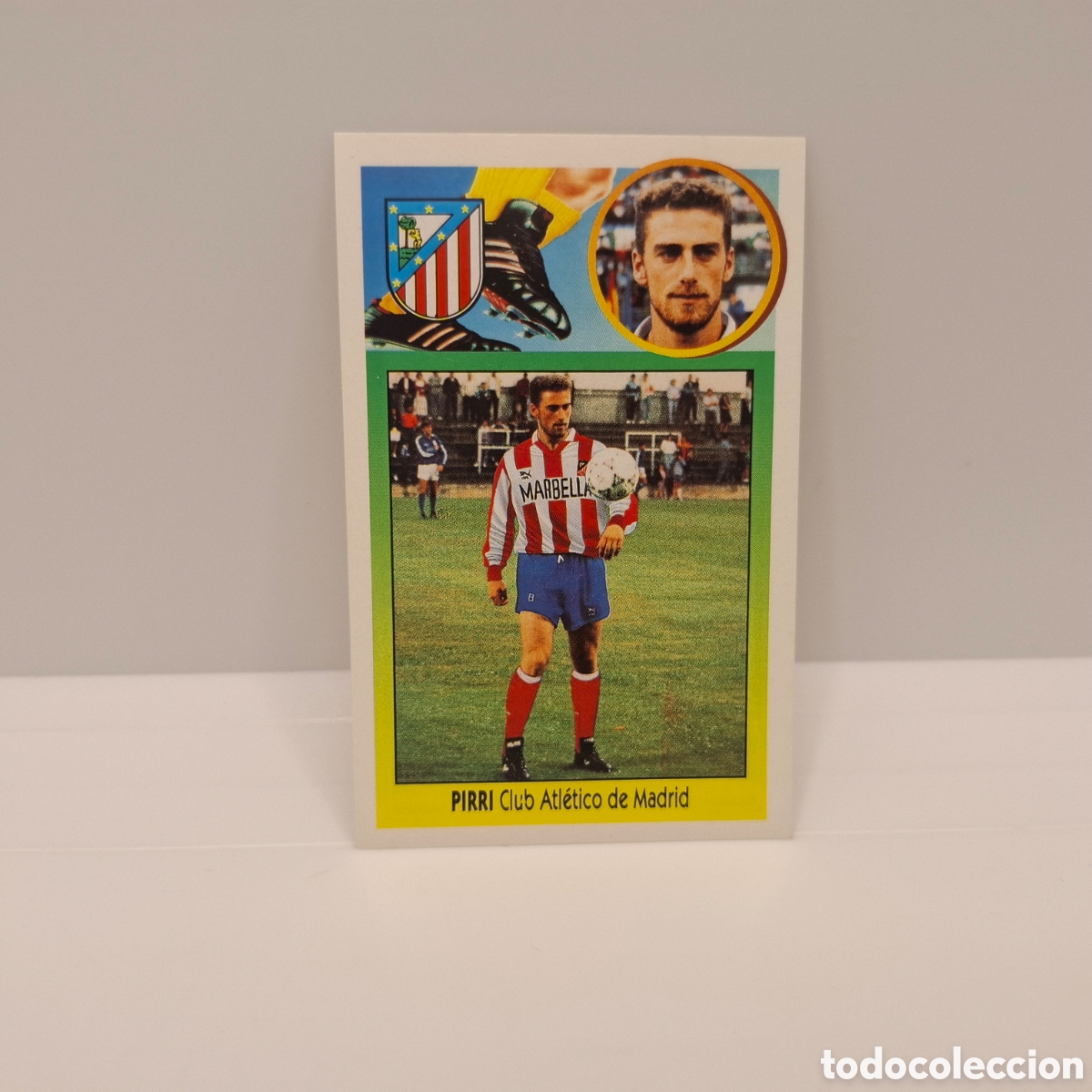 Cartes &agrave; collectionner de Football: Fichaje N&ordm;17 - Pirri - Ediciones Este Liga 1993-1994, 93-94 Sin pegar - Adhesivo