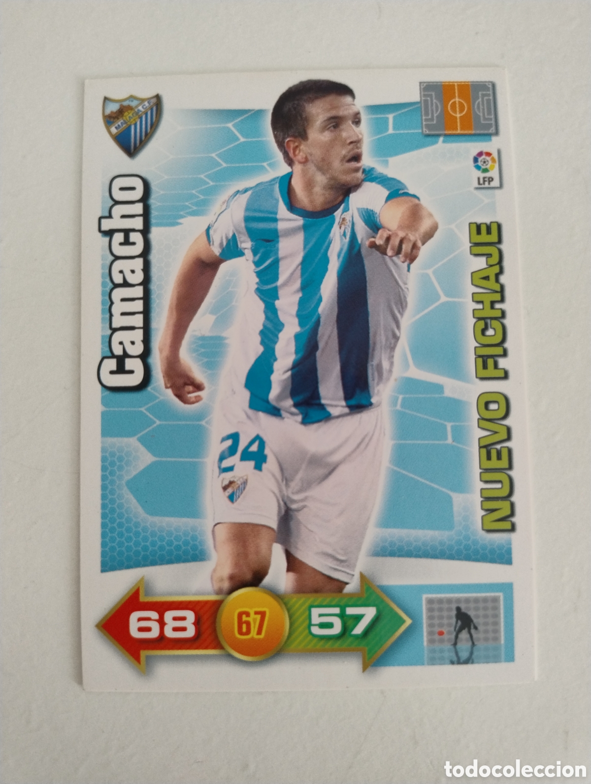 Cartes &agrave; collectionner de Football: Camacho - M&aacute;laga - Adrenalyn XL Liga 2010 - 2011 Nuevo Fichaje