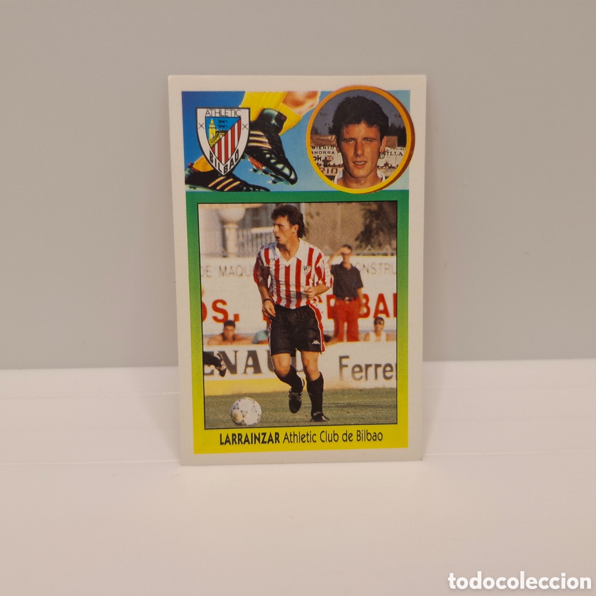 Figurine di Calcio: Fichaje N&ordm;19 - Larrainzar - Ediciones Este Liga 1993-1994, 93-94 Sin pegar - Adhesivo