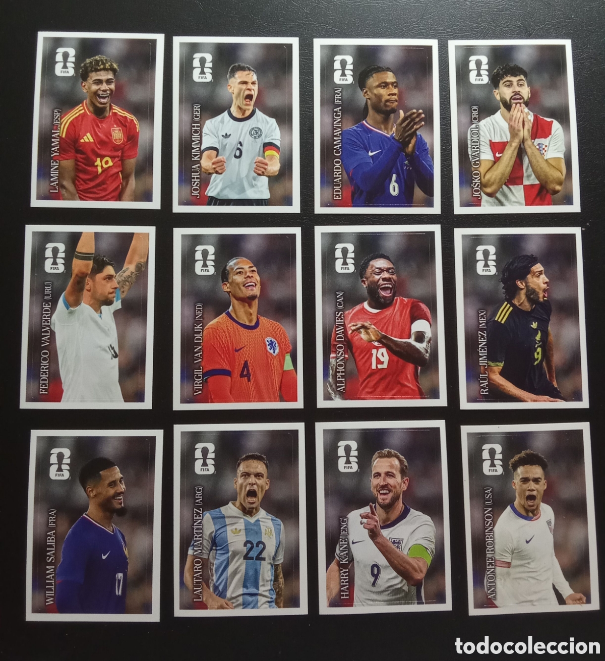 Cromos de f&uacute;tbol: LOTE 12 STICKER COCACOLA YAMAL KANE VALVERDE... FIFA WORLD CUP 26 MUNDIAL 2026