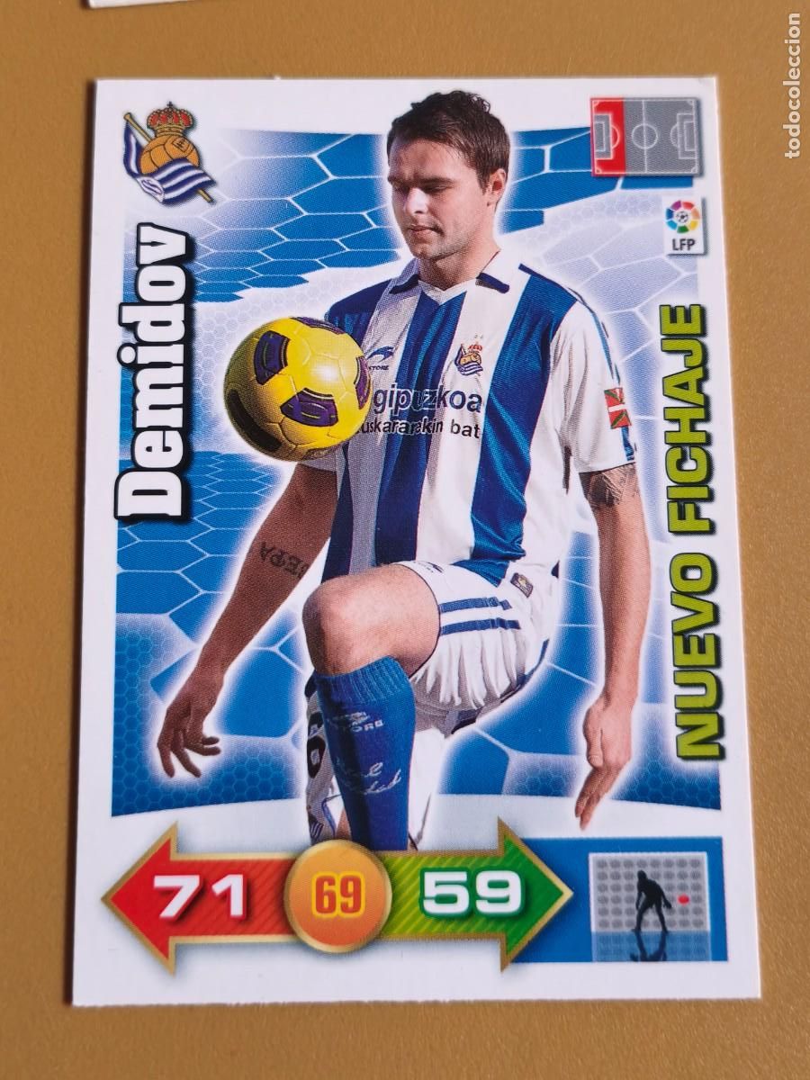 Cromos de Futebol: demidov, 2010 11 nuevo fichaje
