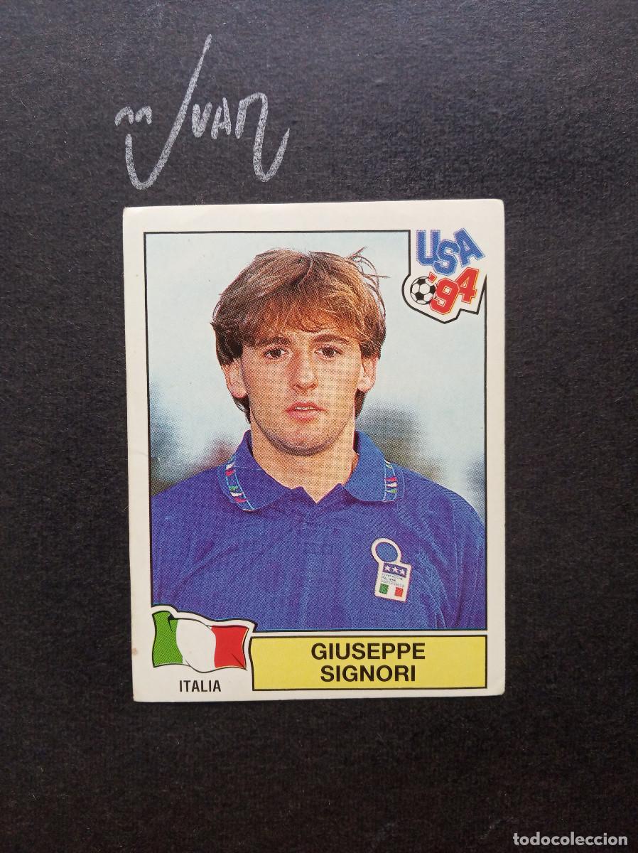 Cromos de Futebol: N&ordm; 318 SIGNORI ITALIA SS LAZIO ITALY ⚽ PANINI &reg; MUNDIAL 1994 WORLD CUP USA 94 SIN PEGAR NUNCA PEGADO