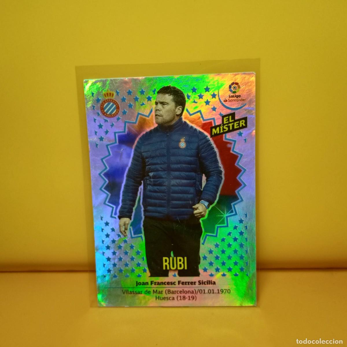 Cromos de f&uacute;tbol: EDICIONES ESTE 2018 2019 18 19 ENTRENADOR R.C.D ESPANYOL RUBI 16