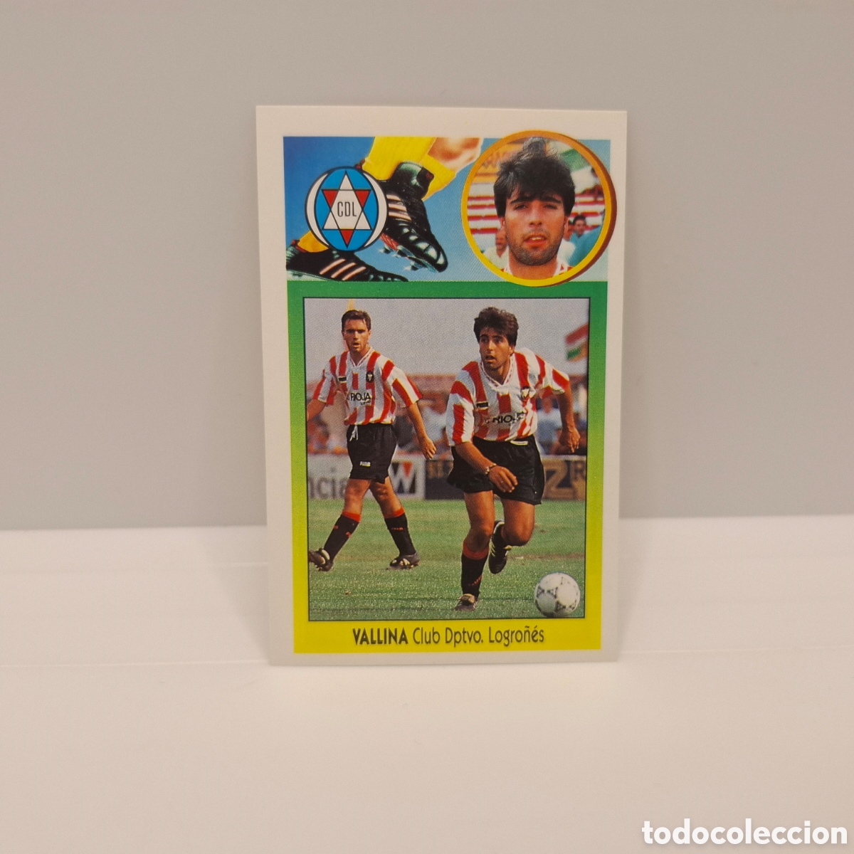Cromos de f&uacute;tbol: Fichaje N&ordm;32 - Vallina - Ediciones Este Liga 1993-1994, 93-94 Sin pegar - Adhesivo