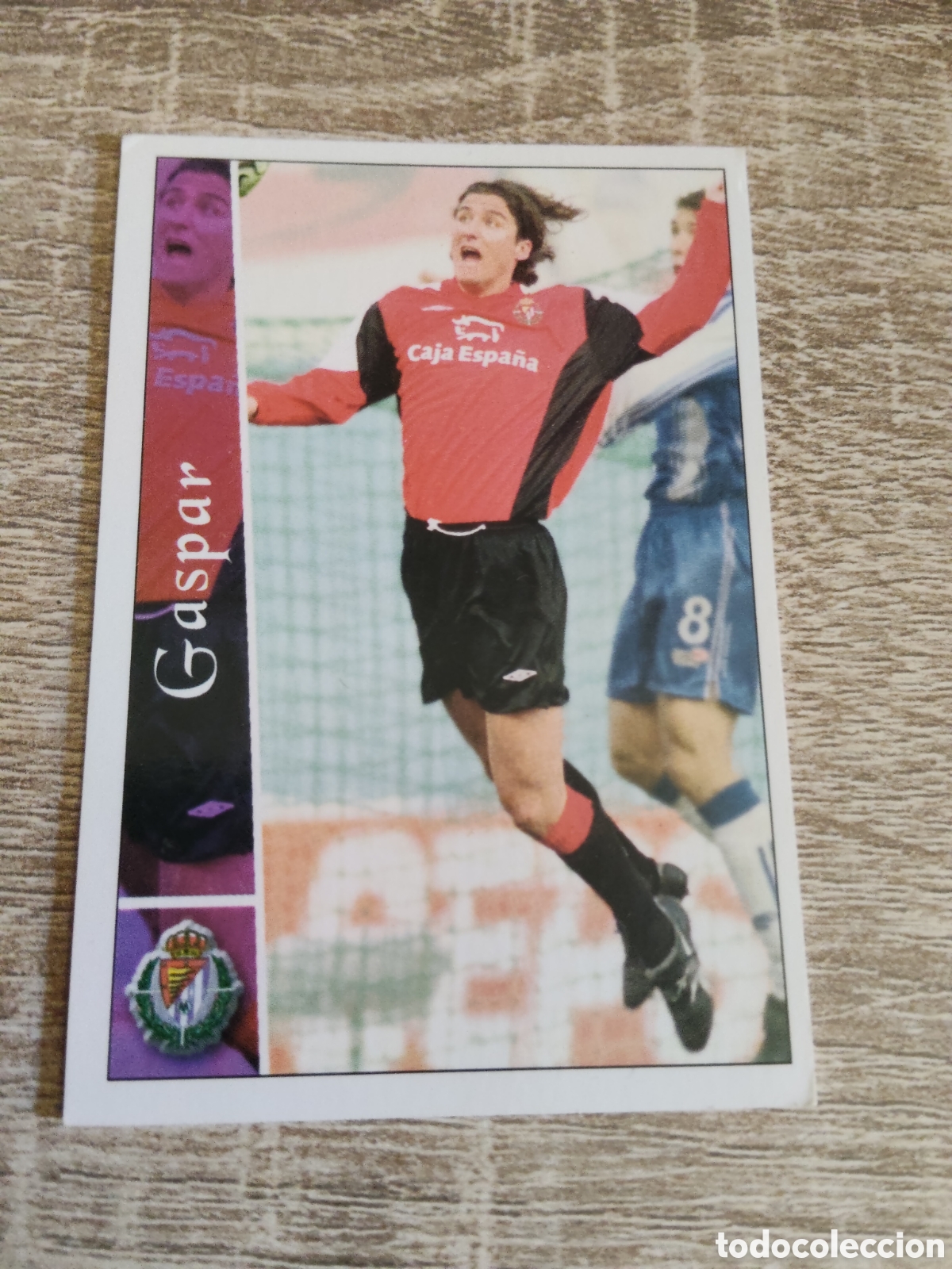 Cromos de f&uacute;tbol: Mundicromo las fichas de la liga 2002 2003 02 03 303 Gaspar Real Valladolid