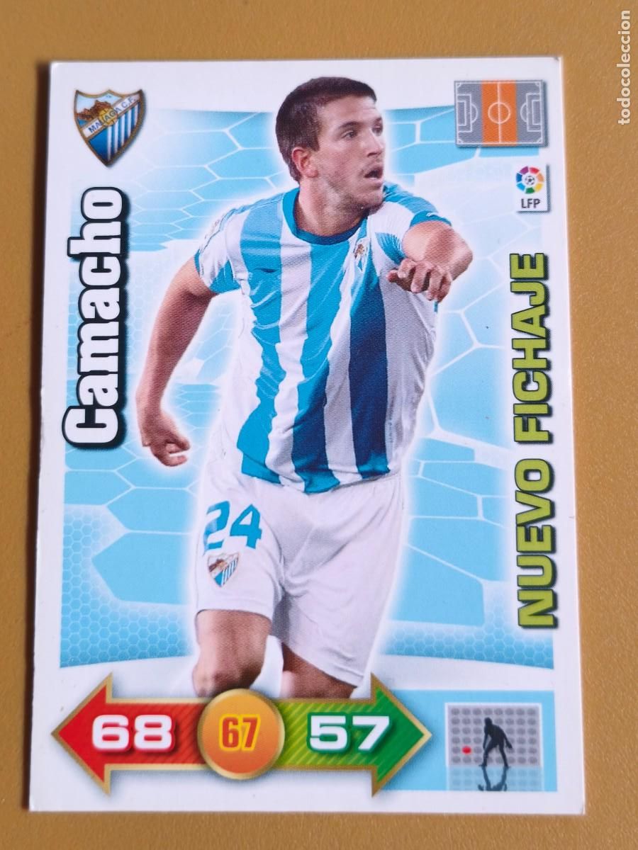 Cromos de f&uacute;tbol: camacho, 2010 11 nuevo fichaje