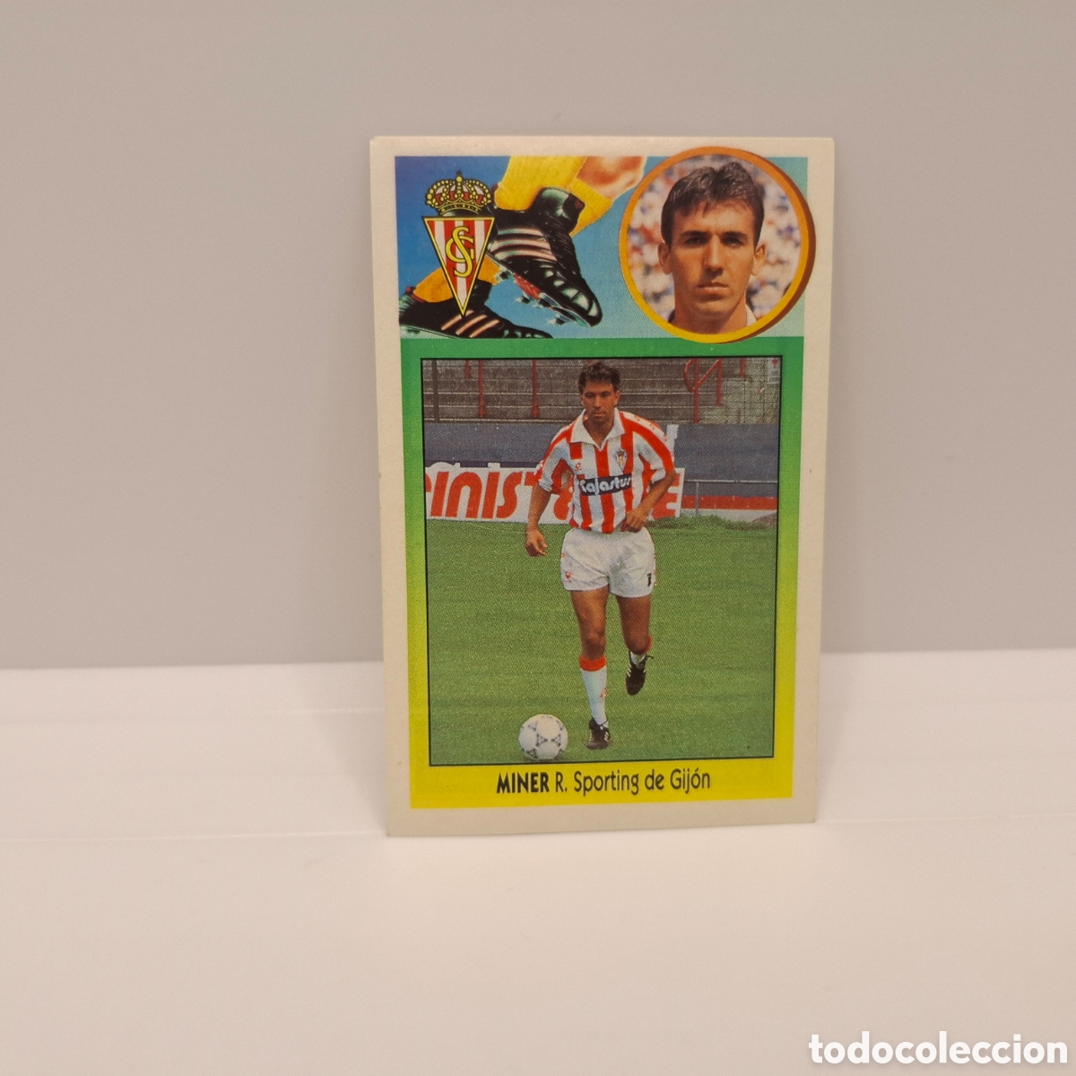 Cromos de f&uacute;tbol: Fichaje N&ordm;35 - Miner - Ediciones Este Liga 1993-1994, 93-94 Sin pegar - Adhesivo