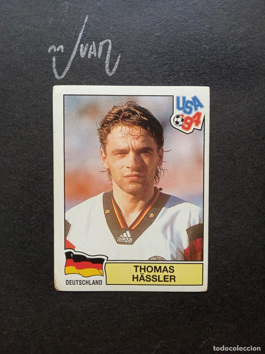 Cromos de f&uacute;tbol: N&ordm; 180 THOMAS HASSLER ALEMANIA ROMA ⚽ PANINI &reg; MUNDIAL 1994 WORLD CUP USA 94 SIN PEGAR NUNCA PEGADO
