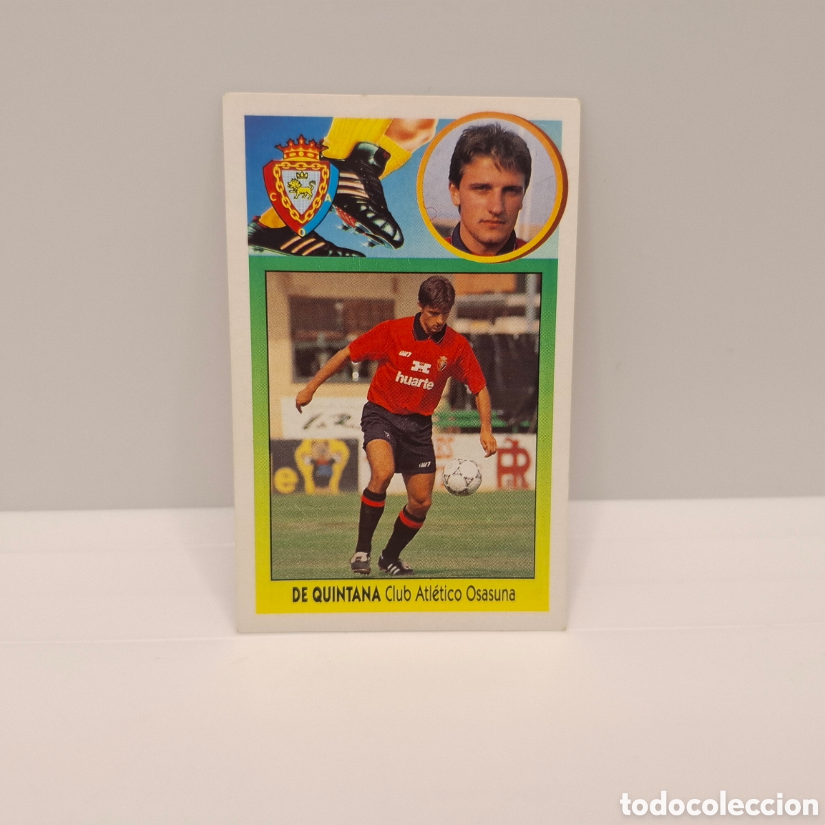 Cromos de f&uacute;tbol: Fichaje N&ordm;36 - De Quintana - Ediciones Este Liga 1993-1994, 93-94 Sin pegar - Adhesivo