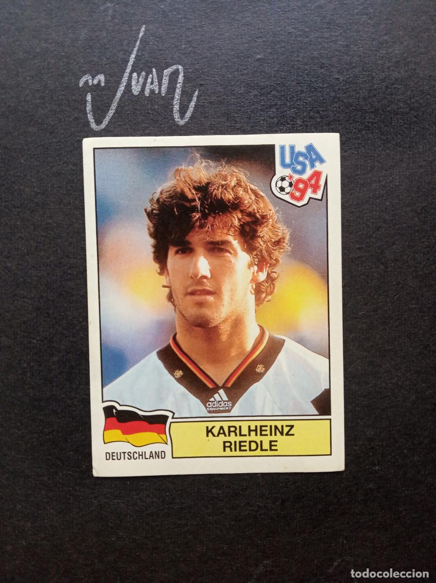 Cromos de f&uacute;tbol: 184 RIEDLE ALEMANIA BORUSSIA DORTMUND⚽ PANINI &reg; MUNDIAL 1994 WORLD CUP USA 94 SIN PEGAR NUNCA PEGADO