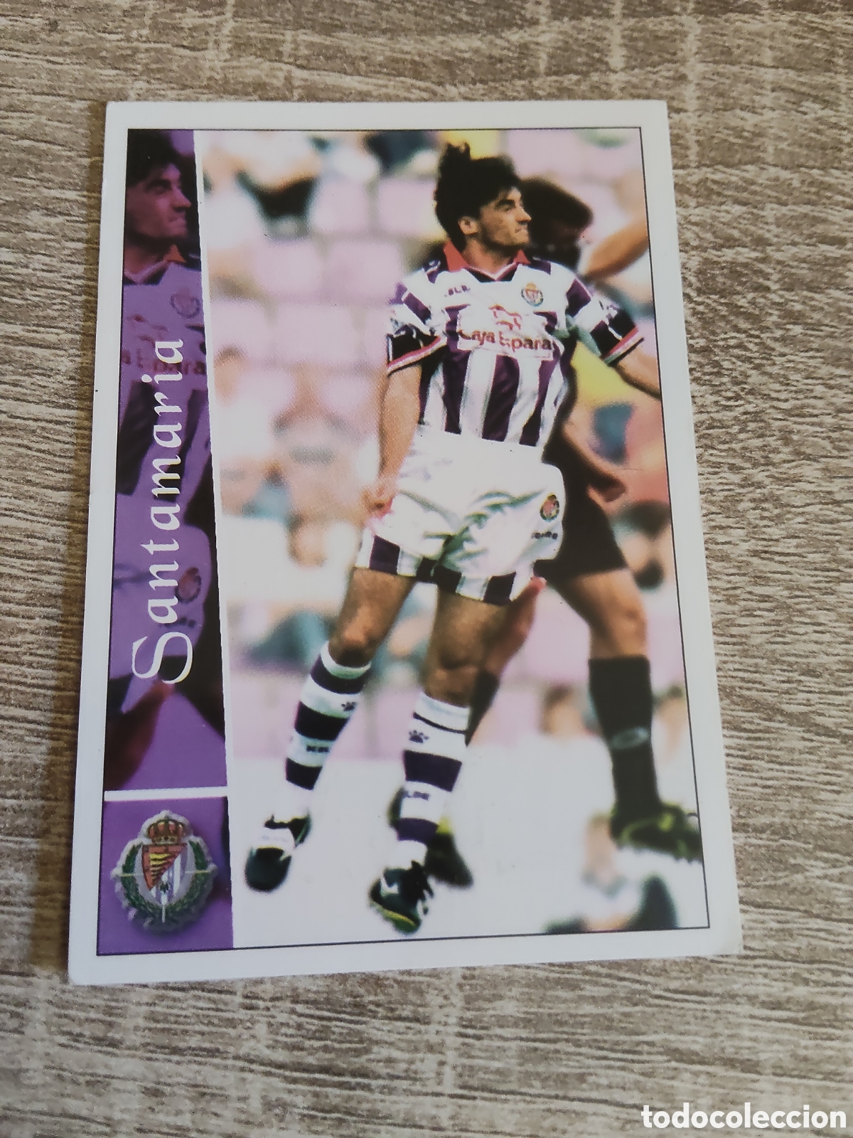 Cromos de f&uacute;tbol: Mundicromo las fichas de la liga 2002 2003 02 03 308 Santamar&iacute;a Real Valladolid