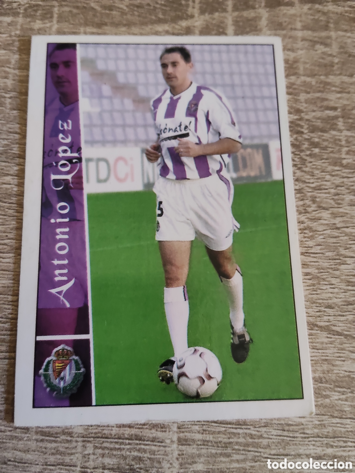 Cromos de f&uacute;tbol: Mundicromo las fichas de la liga 2002 2003 02 03 309 Antonio L&oacute;pez Real Valladolid
