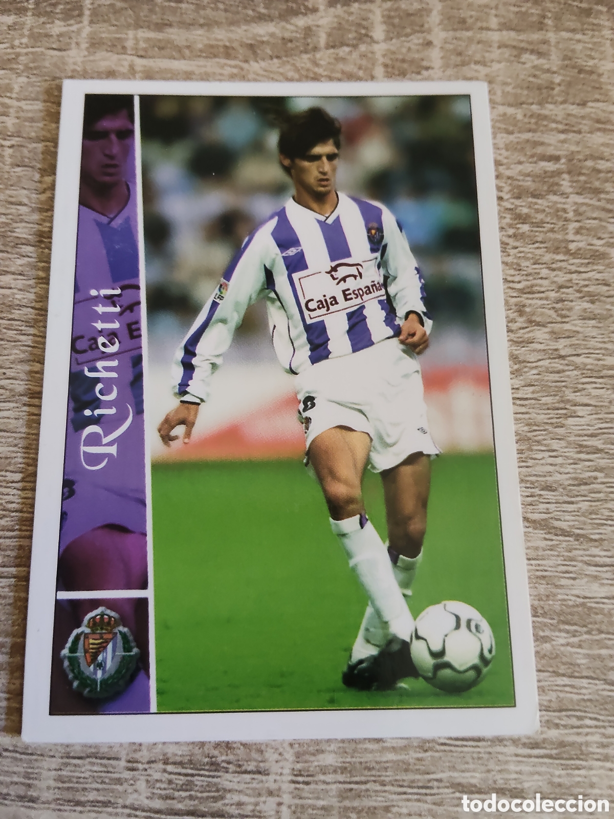 Cromos de f&uacute;tbol: Mundicromo las fichas de la liga 2002 2003 02 03 310 Richetti Real Valladolid