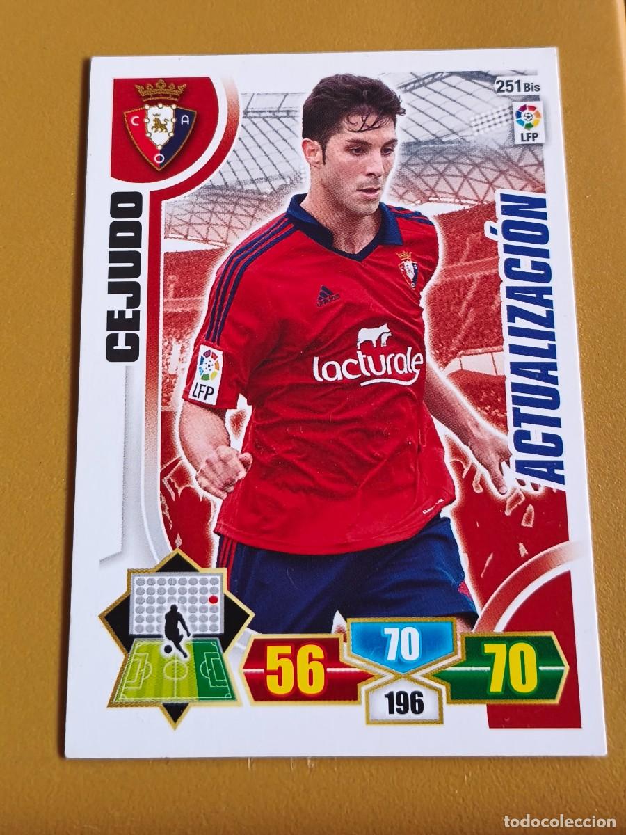 Cromos de f&uacute;tbol: cejudo, 2013 14 actualizacion