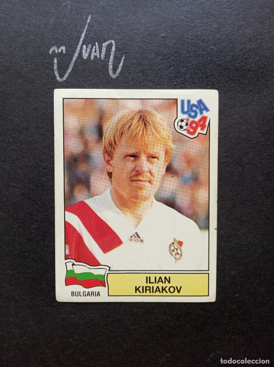 Cromos de f&uacute;tbol: 289 KIRIAKOV BULGARIA DEPORTIVO CORU&Ntilde;A⚽ PANINI&reg; MUNDIAL 1994 WORLD CUP USA 94 SIN PEGAR NUNCA PEGADO