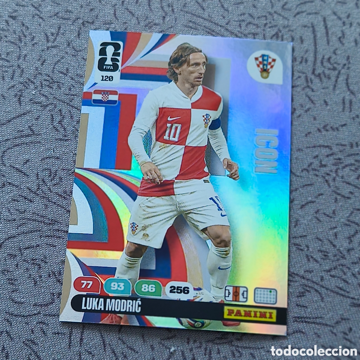 Cromos de f&uacute;tbol: Luka Modrić ICON 120 Panini FIFA 2026