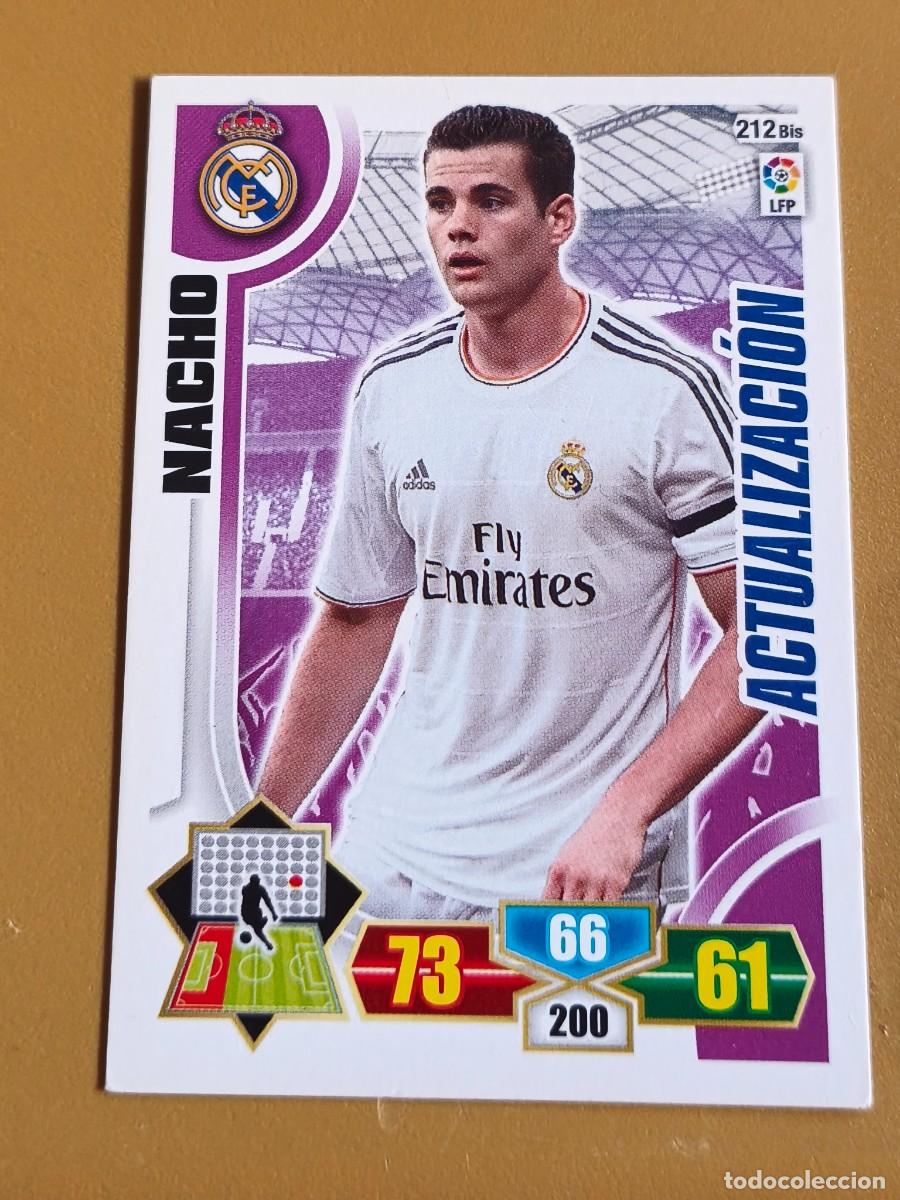 Cromos de f&uacute;tbol: nacho, 2013 14 actualizacion