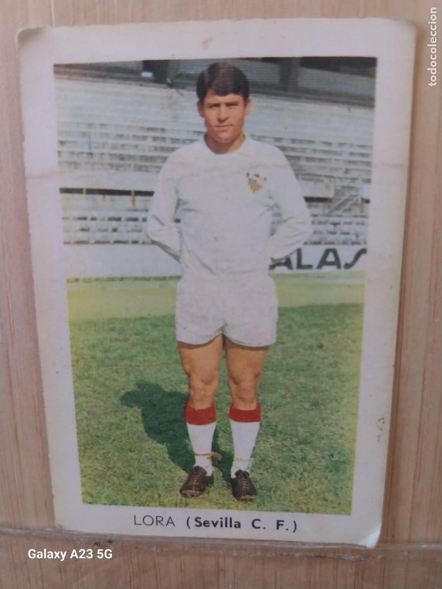 Cromos de f&uacute;tbol: LORA SEVILLA ED FHER LIGA 1970 70 71 CROMO ORIGINAL RECUPERADO