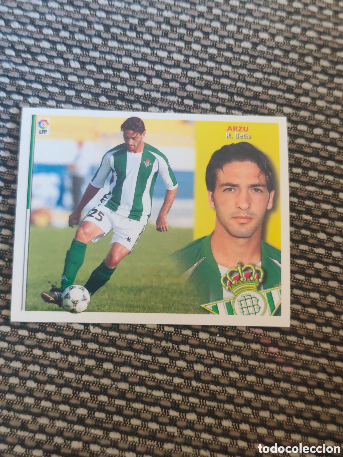 Fu&szlig;ball-Sticker: COLOCA ARZU REAL BETIS EDICIONES ESTE 2002 2003