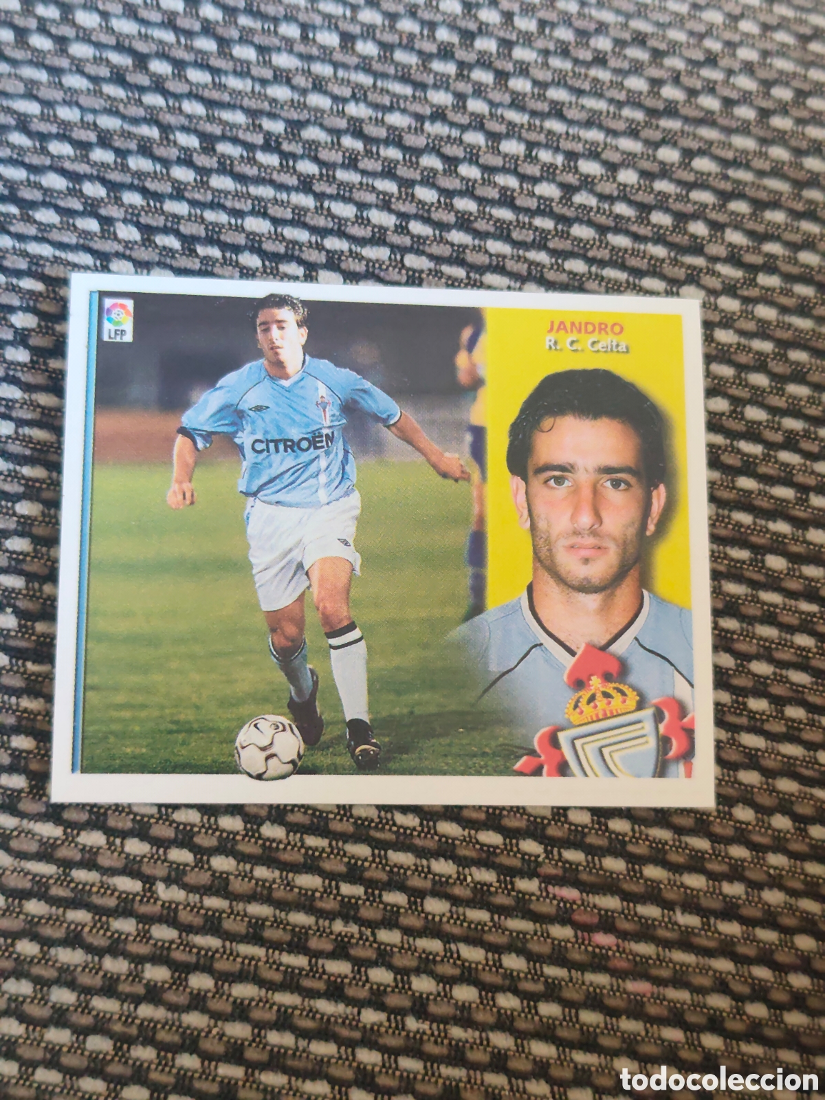 Fu&szlig;ball-Sticker: COLOCA JANDRO CELTA DE VIGO EDICIONES ESTE 2002 2003