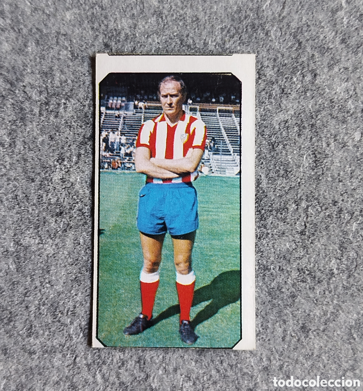 Cartes &agrave; collectionner de Football: VERSION DIF&Iacute;CIL SIN PEGAR FICHAJE 7 MARCIAL ATL&Eacute;TICO MADRID 77 78 1977 1978 ESTE CROMO NUNCA PEGADO