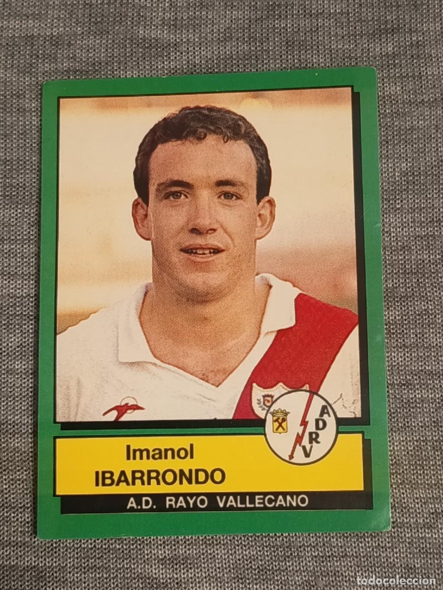 Cromos de f&uacute;tbol: F&uacute;tbol 90 panini IBARRONDO N&deg;223 RAYO VALLECANO nunca pegado