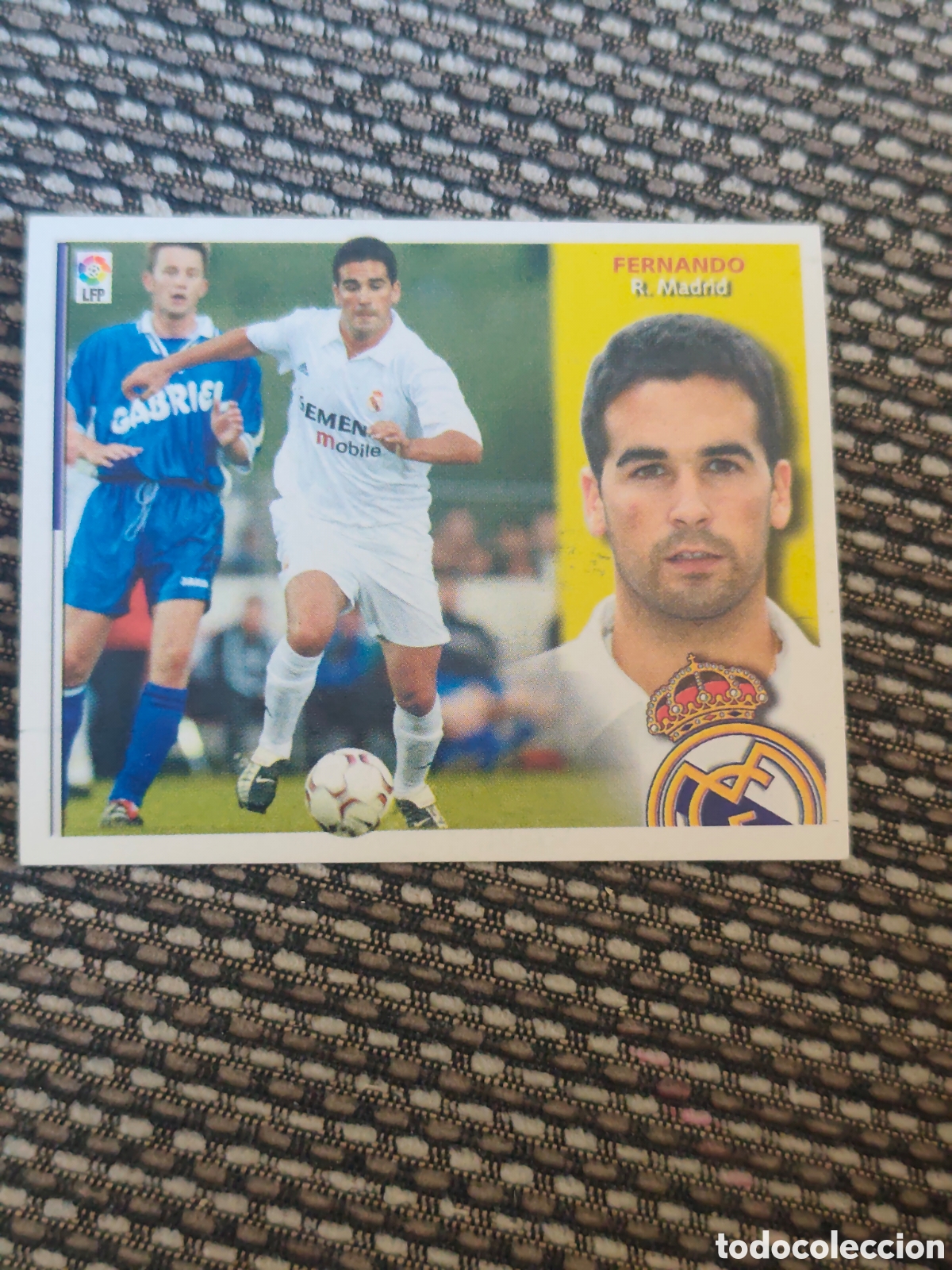 Cromos de f&uacute;tbol: COLOCA FERNANDO REAL MADRID EDICIONES ESTE 2002 2003