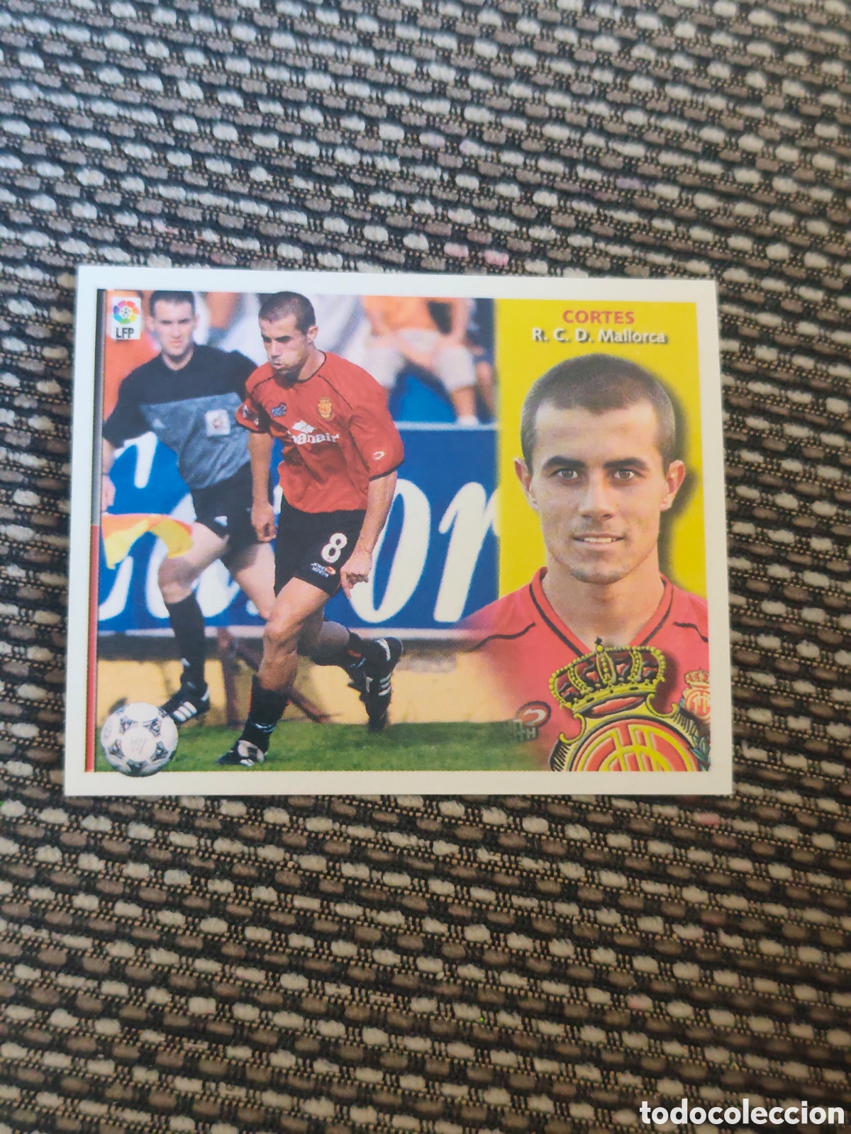 Football Stickers: COLOCA CORT&Eacute;S REAL MALLORCA EDICIONES ESTE 2002 2003
