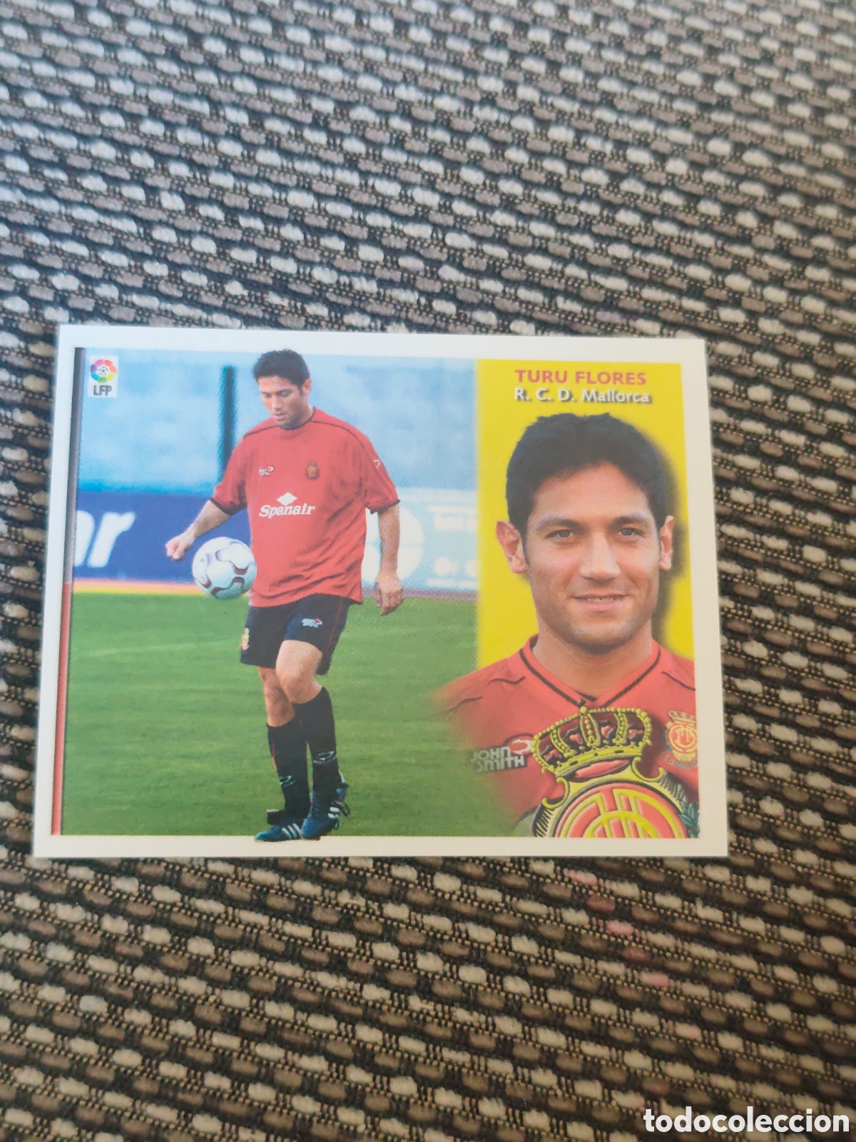 Football Stickers: COLOCA TURU FLORES REAL MALLORCA EDICIONES ESTE 2002 2003