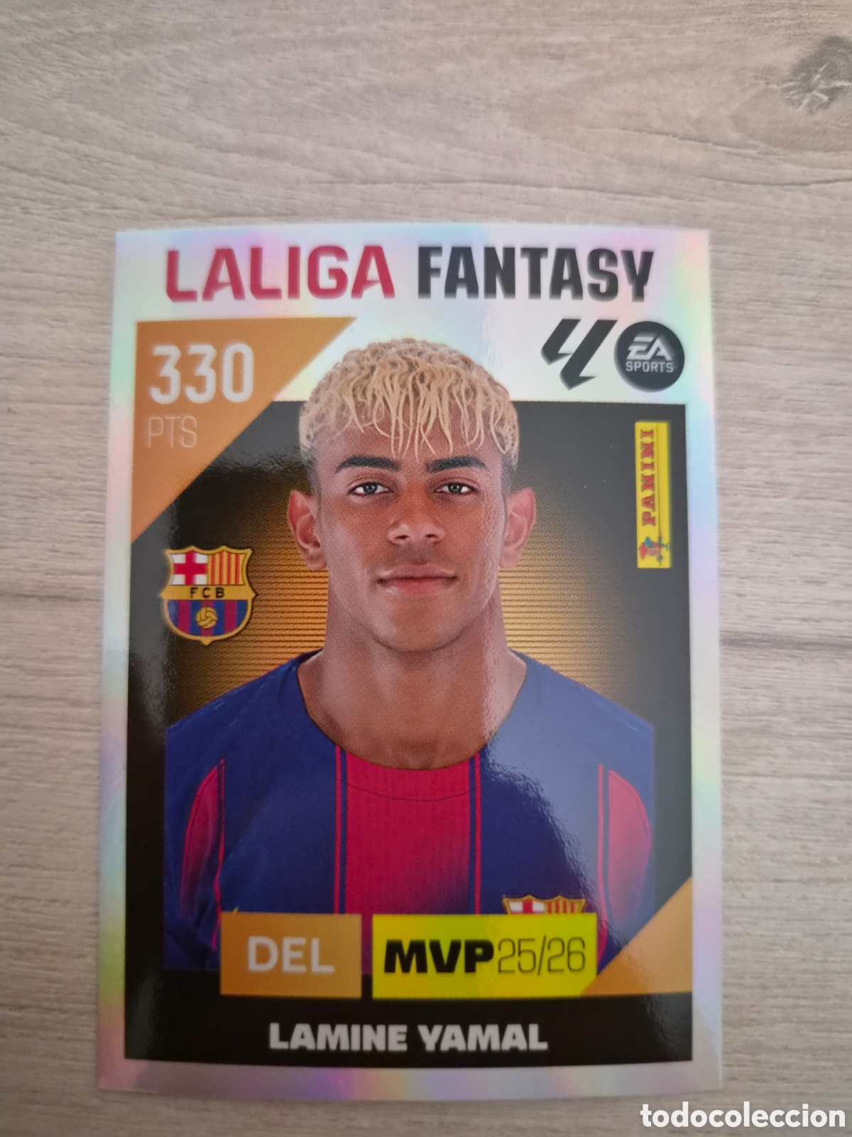 Football Stickers: N&deg;5 La Liga Fantasy Lamine Yamal Liga Este 26/27
