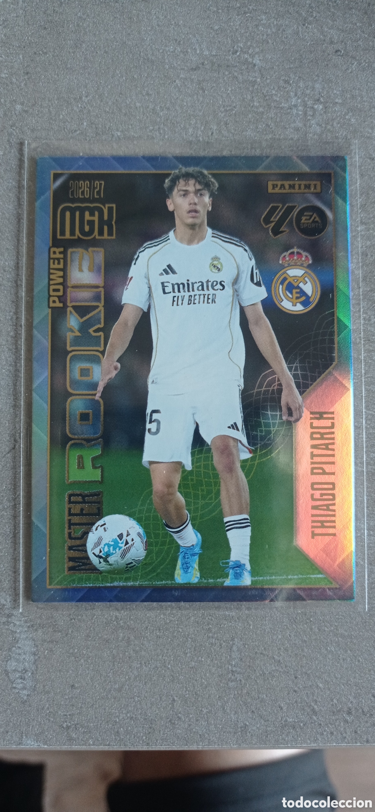 Cromos de f&uacute;tbol: 419 THIAGO PITARCH REAL MADRID MASTER ROOKIE POWER MGK 2026/27 MEGACRACKS 2026 2027